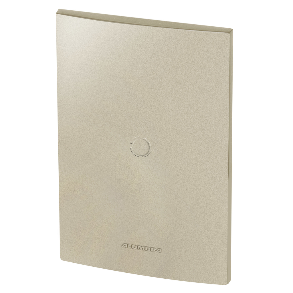 Placa Cega / Pré Corte Saída De Fio + Suporte 4x2 - Inova Champanhe - 85429