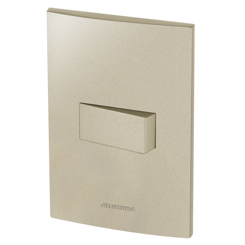 Conjunto 1 Interruptor Simples - Inova Champanhe - Acp03