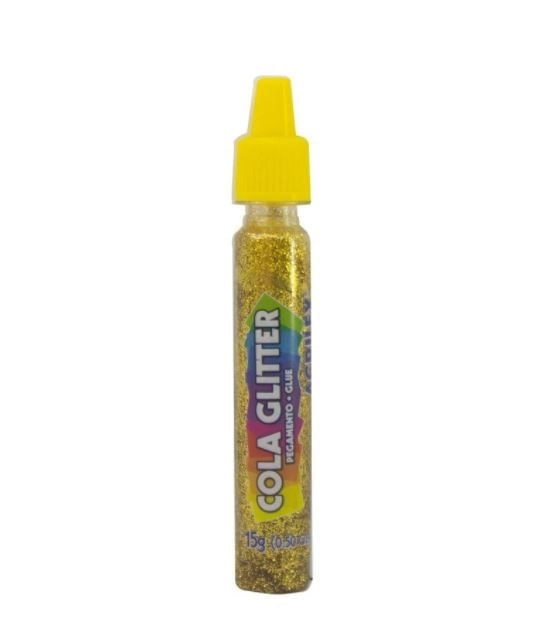 Cola Glitter Ouro 15g