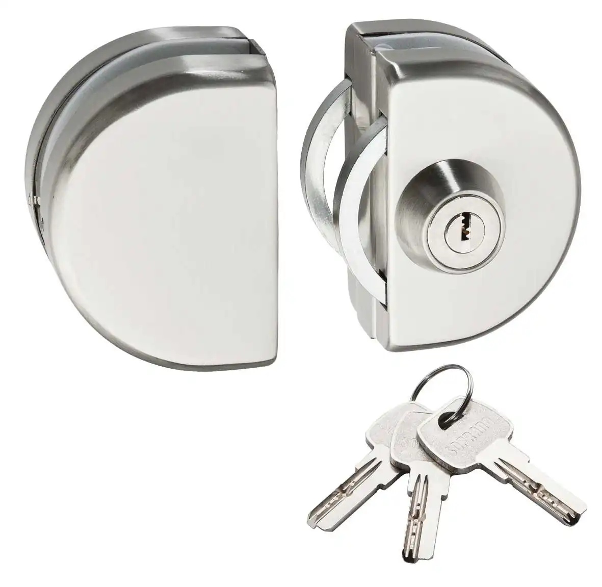 Fechadura Blindex Pressao Soprano 059 Vidro/vidro Correr