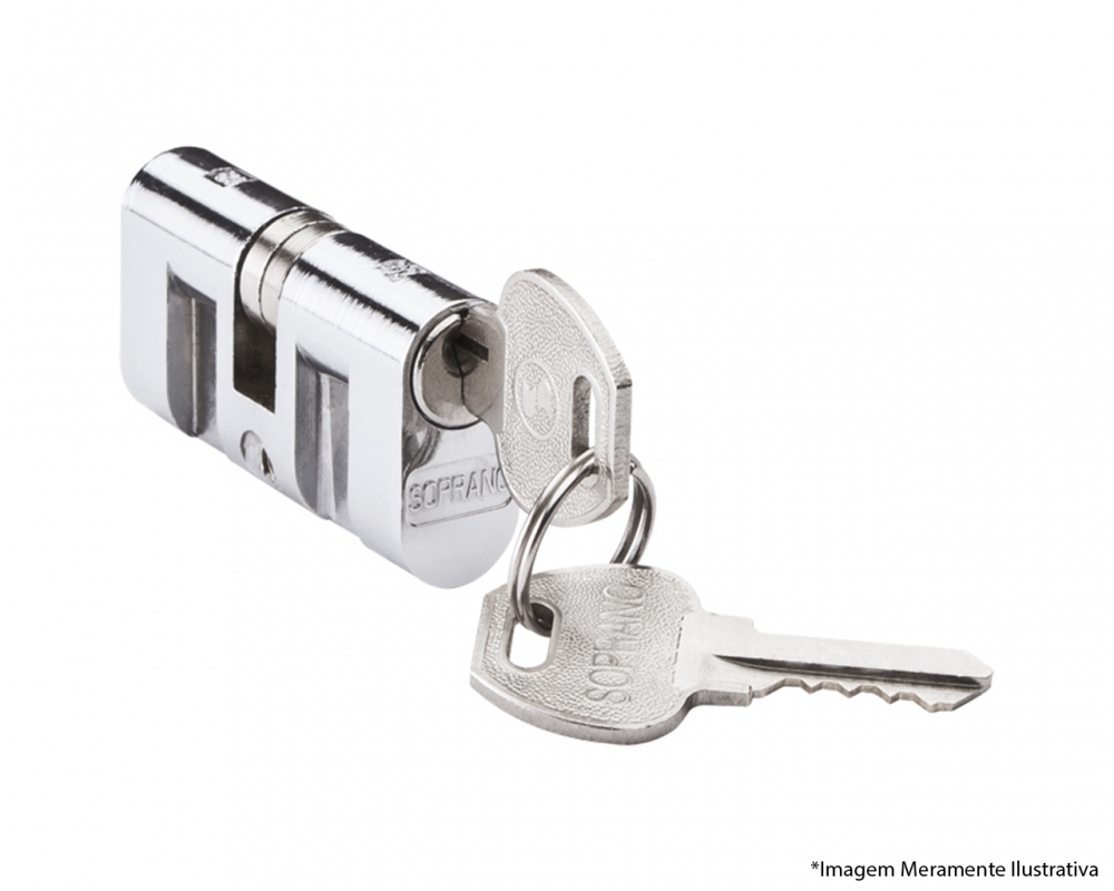 Cilindro Soprano Zamac P-fechadura 3f-papaiz 7082.30