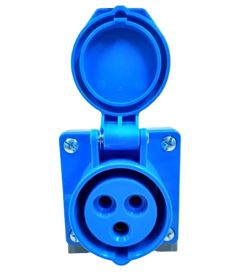 Tomada Industrial Sobrepor Az 16a 2p+t 3006 220/240v Ip44 6h (steck) Soprano - Unico