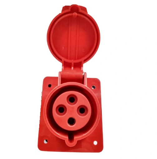 Tomada Industrial Embutir Vm 32a 3p+t 4246 380/440v Ip44 6h (steck) Soprano - Unico