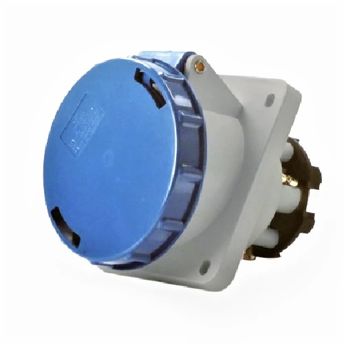 Tomada Industrial Embutir Ip67 63a 3p+t 220/240vca Azul 9h Tep-4549