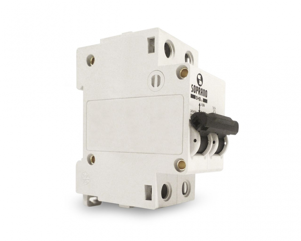 Disjuntor Soprano Din Bipolar Curva C 50a
