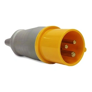 Plugue Industrial Ip44 16a 2p+t 110/130vca Amarelo 4h Pls-3074
