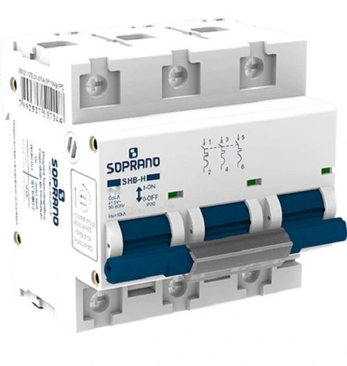 Disjuntor Tripolar Din Curva C 10ka 90a