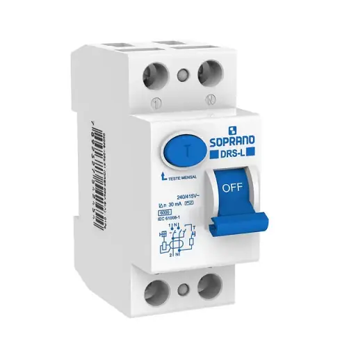 Interruptor Diferencial Residual Dr 2p 63a 3ka Soprano - Unico