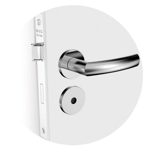 Fechadura Wc Jurere Roseta Inox Soprano - Unico