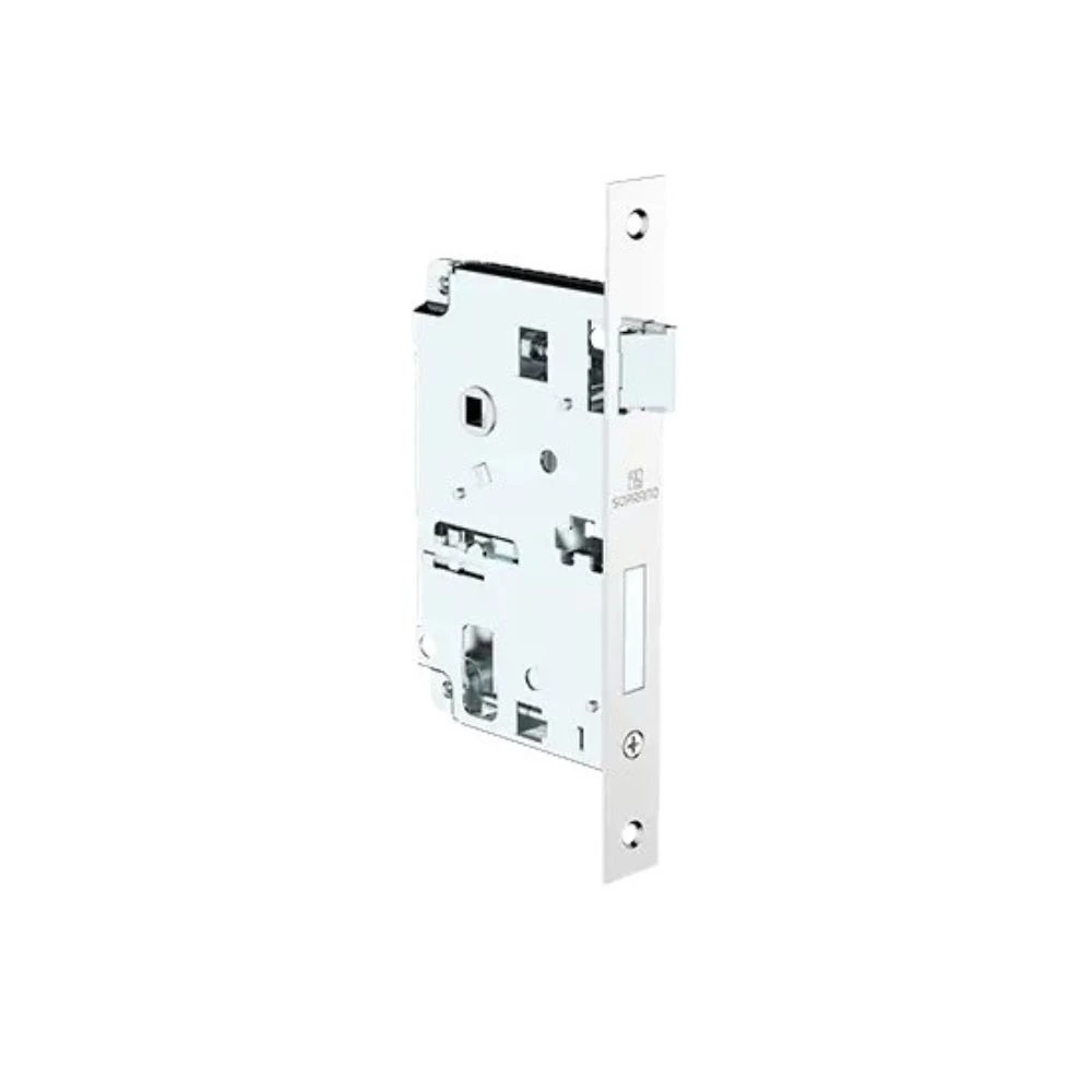 Máquina Mecanismo Externa 55mm Canto Reto Inox Polido 55x70 Soprano