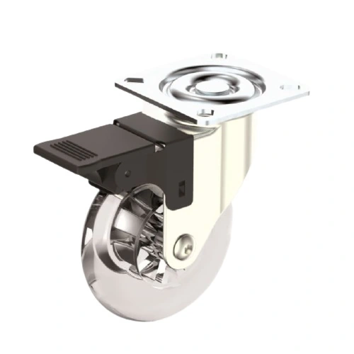Rodizio Soprano Transp 75mm C/