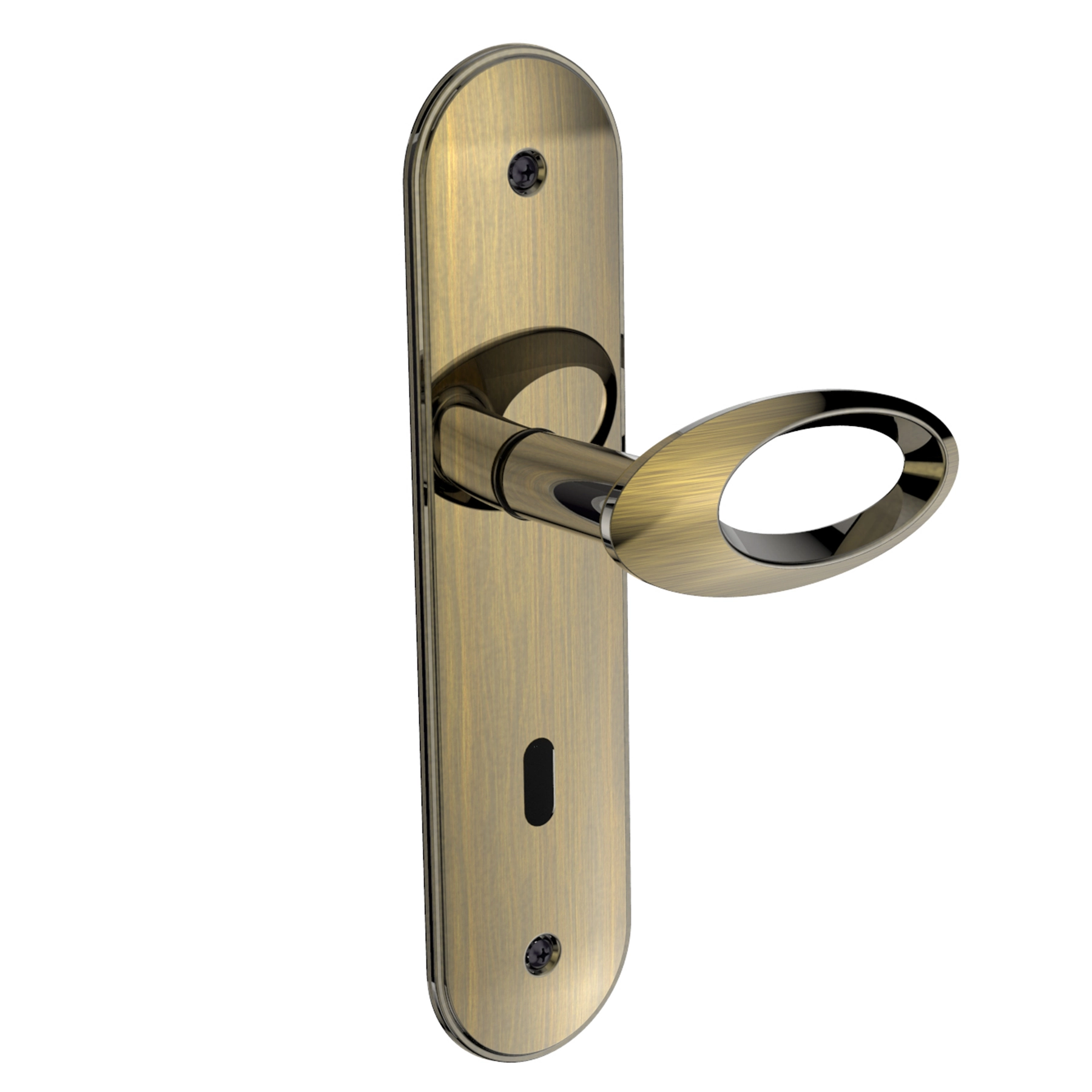 Fechadura Soprano para Porta Interna Antique 40mm Chave Simples Open Golf