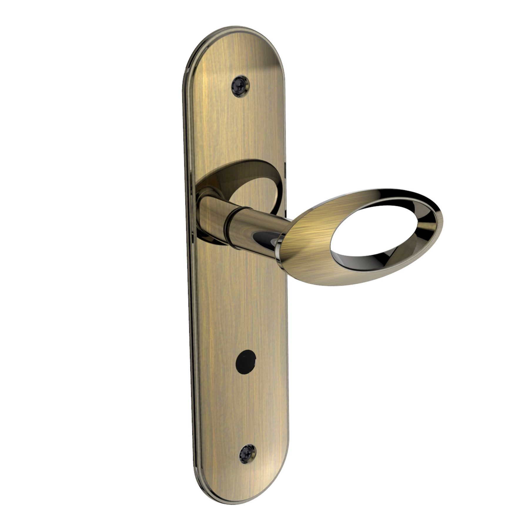 Fechadura Soprano para Porta do Banheiro Antique 40mm Chave Simples Open Golf