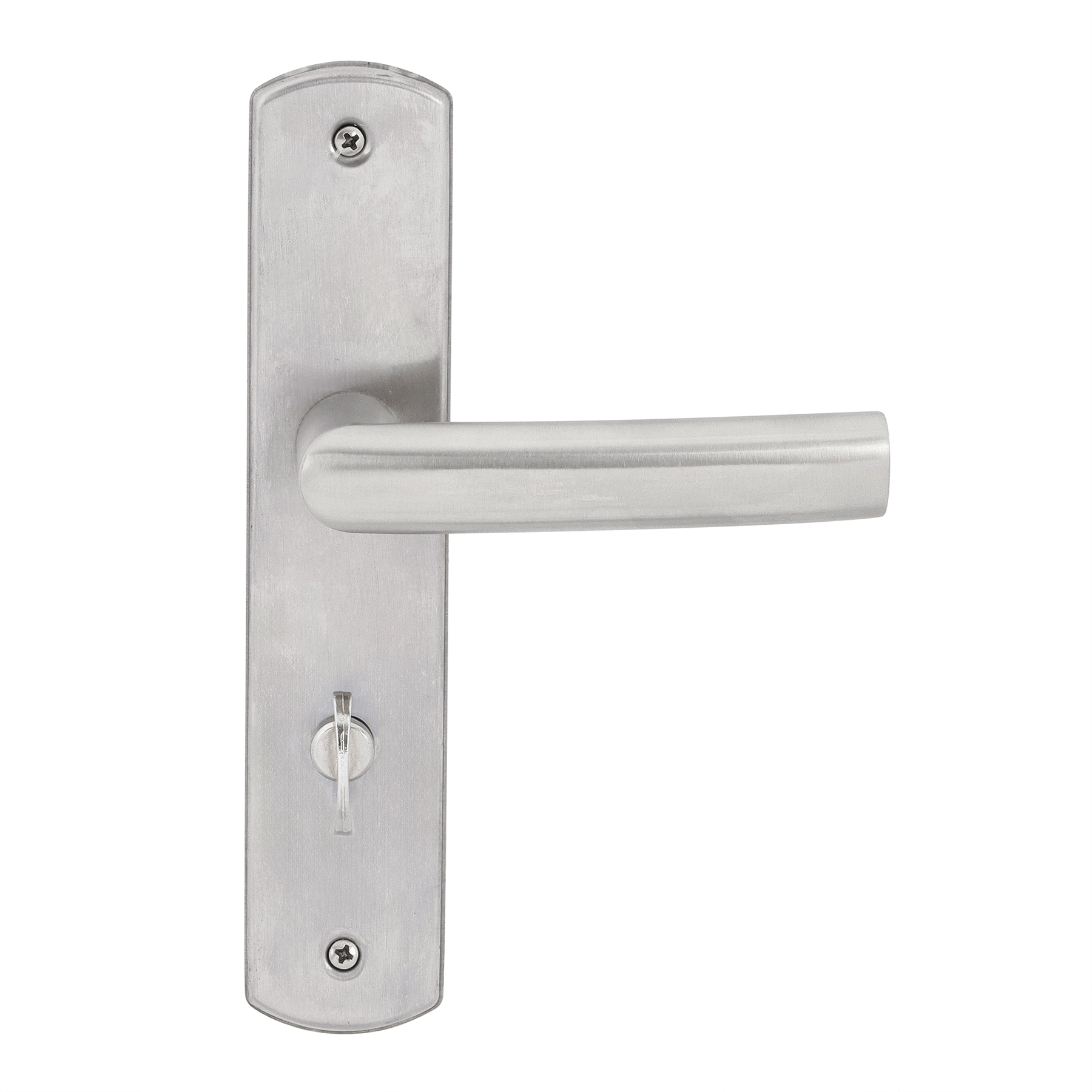 Fechadura Soprano para Porta do Banheiro Cromado 40mm Chave Simples Jurere