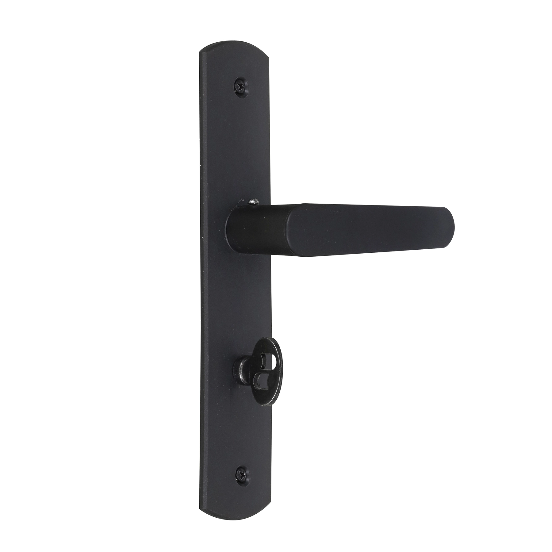 Fechadura Soprano para Porta do Banheiro Preta 40mm Chave Simples Ipanema