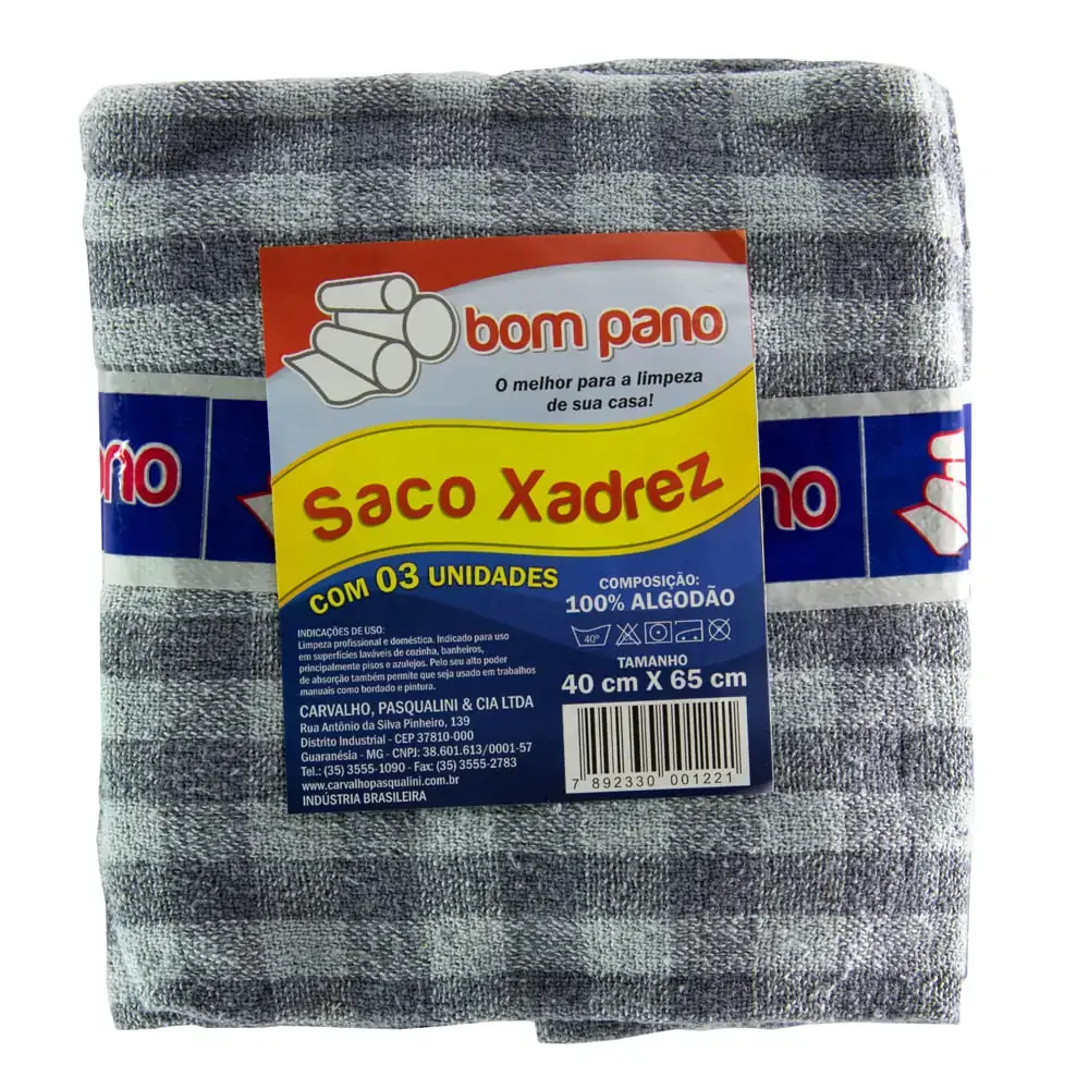 Pano De Chão Xadrex