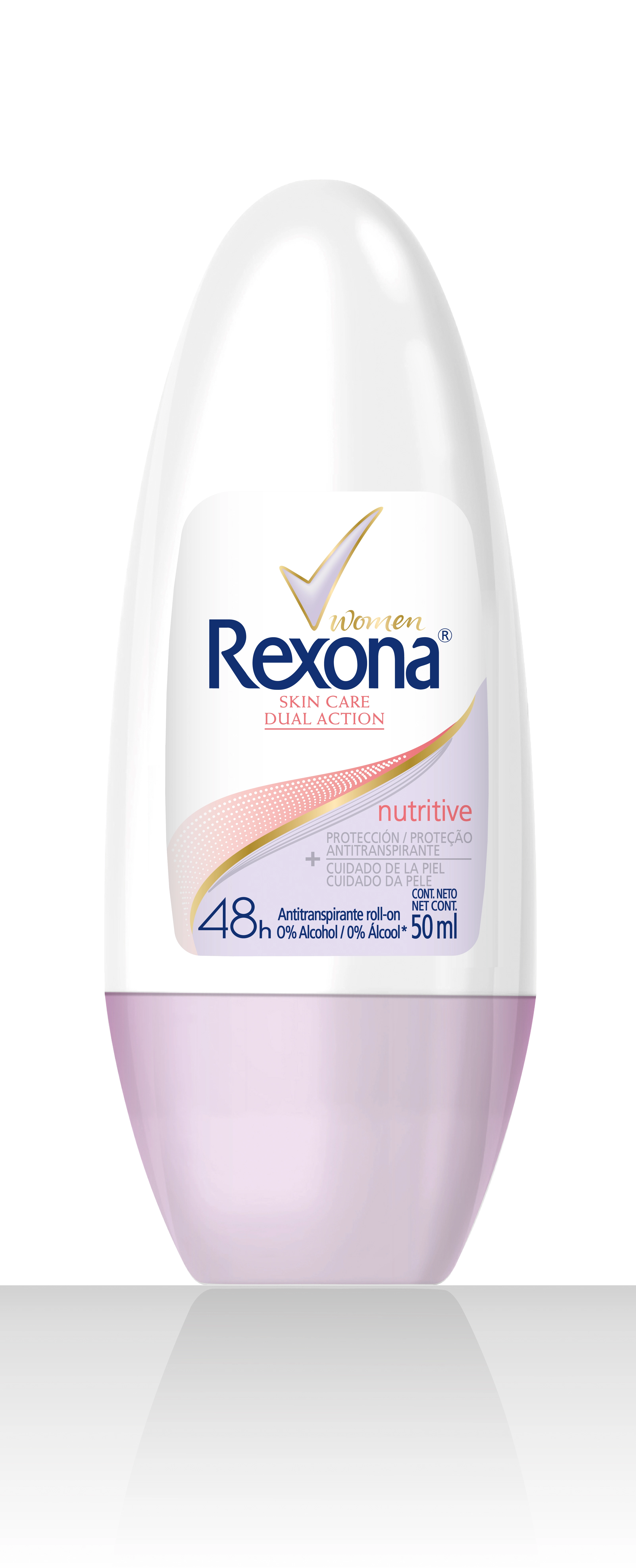 Desodorante Antitranspirante Roll On Rexona Women Nutritive 50ml