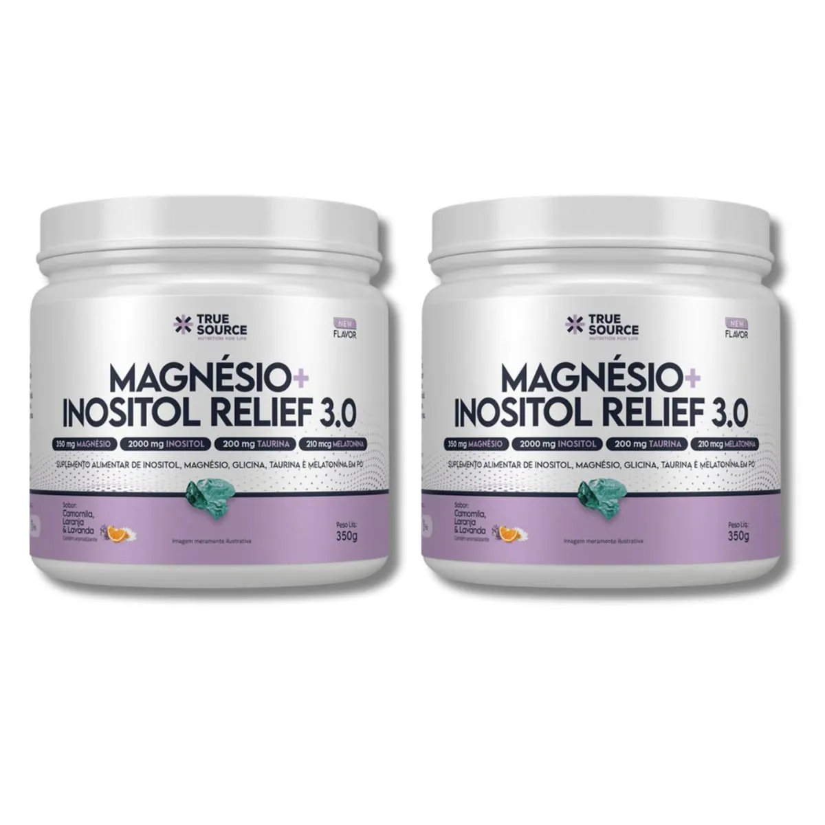 KIT 2 Mag+Inositol Relief 3.0 Camomila, Lavanda TrueSource