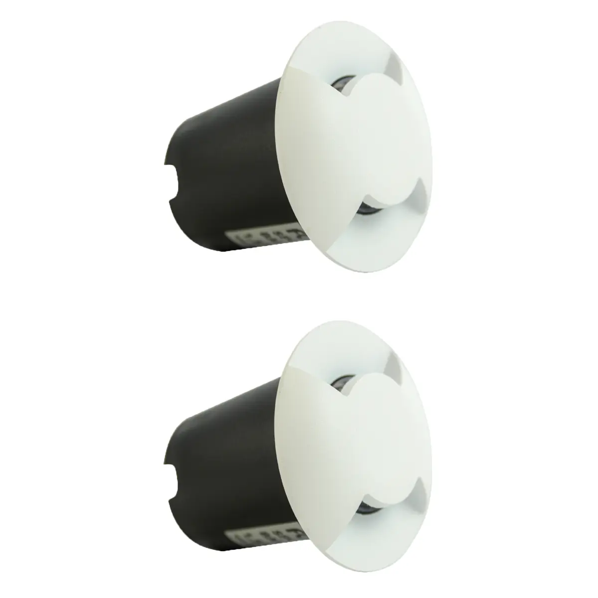 Kit 2 Spot Led Balizador Foxlux 1,5w 3000k 4 Fachos Branco
