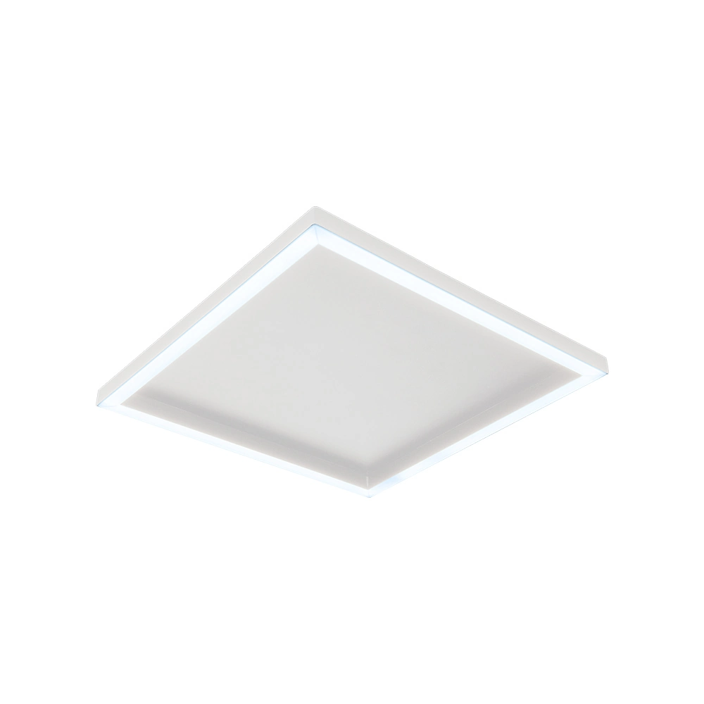Plafon Led Blumenau Square De Sobrepor 15w Bivolt Branco Fosco 6500k Luz Branca