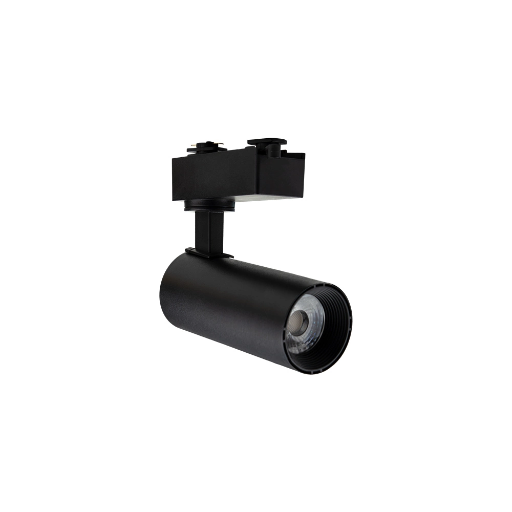 Spot Direcionável Para Trilho Eletrificado Blumenau Led Up 10w Bivolt Preto 3000k Luz Amarela