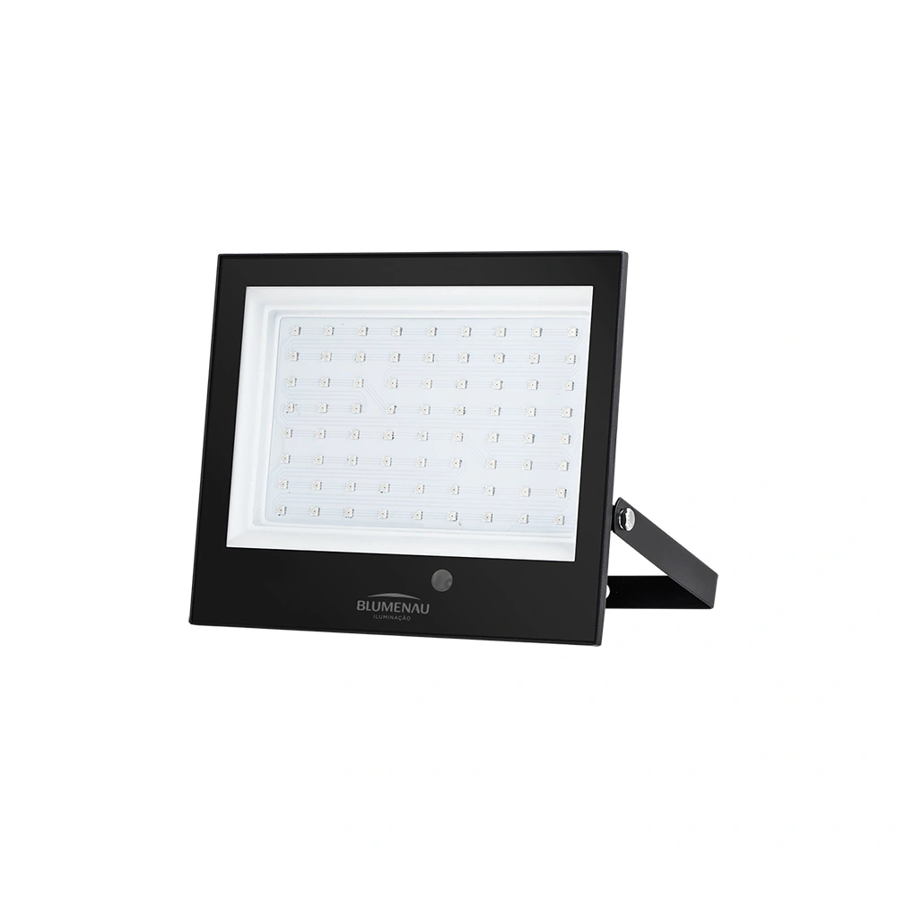 Refletor Blumenau Led Play Rgb 100w Preto Bivolt Rgb