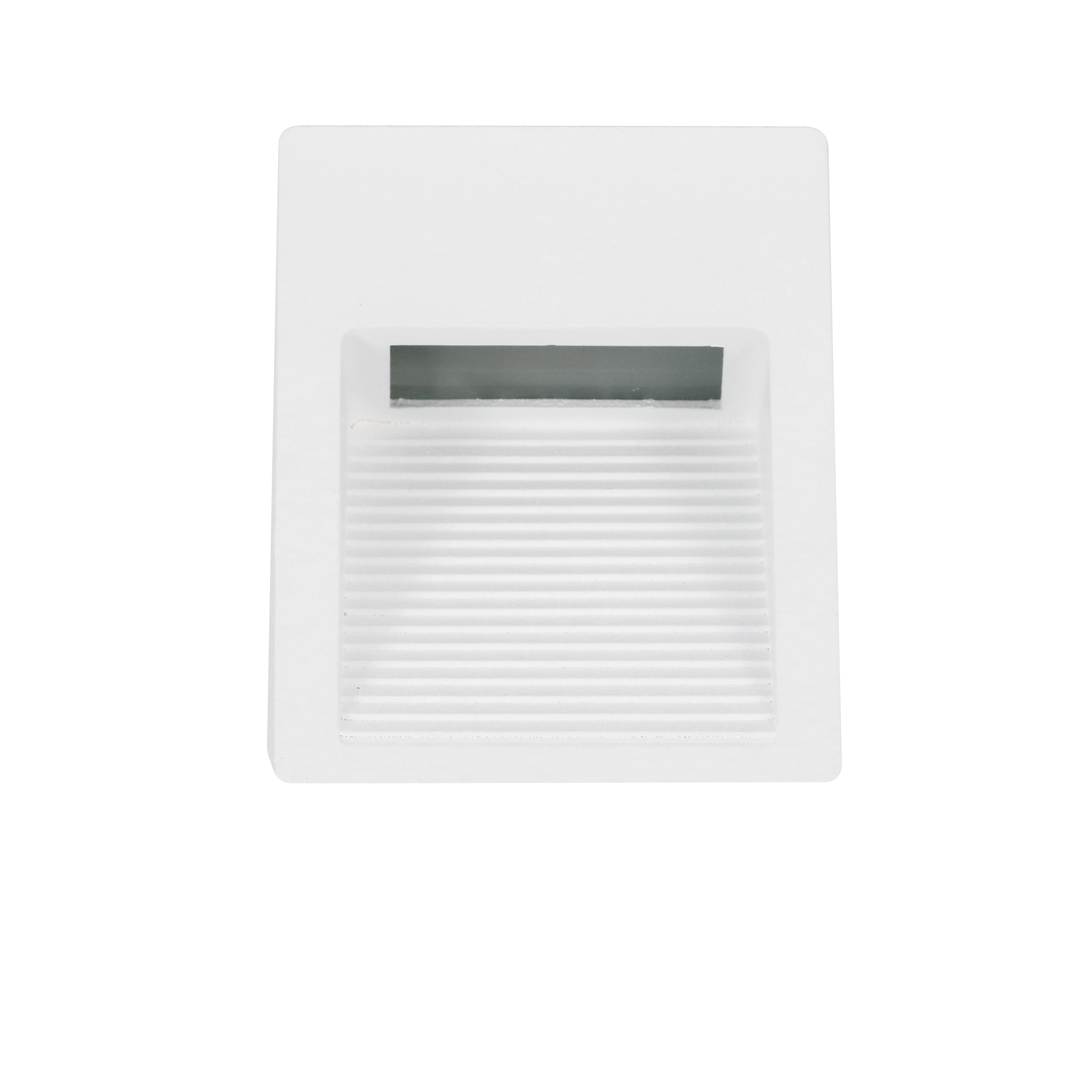 Balizador de Parede Sobrepor Branco Metal Germany