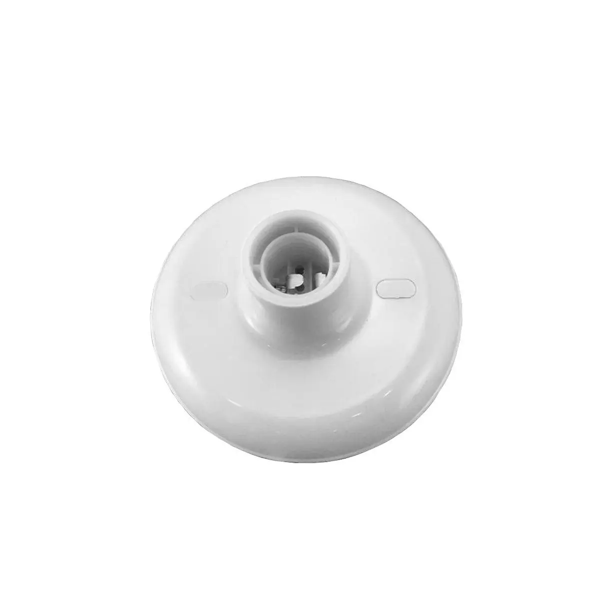 Plafon Redondo Para Lâmpada Com Soquete E-27 Branco - Plaslumi