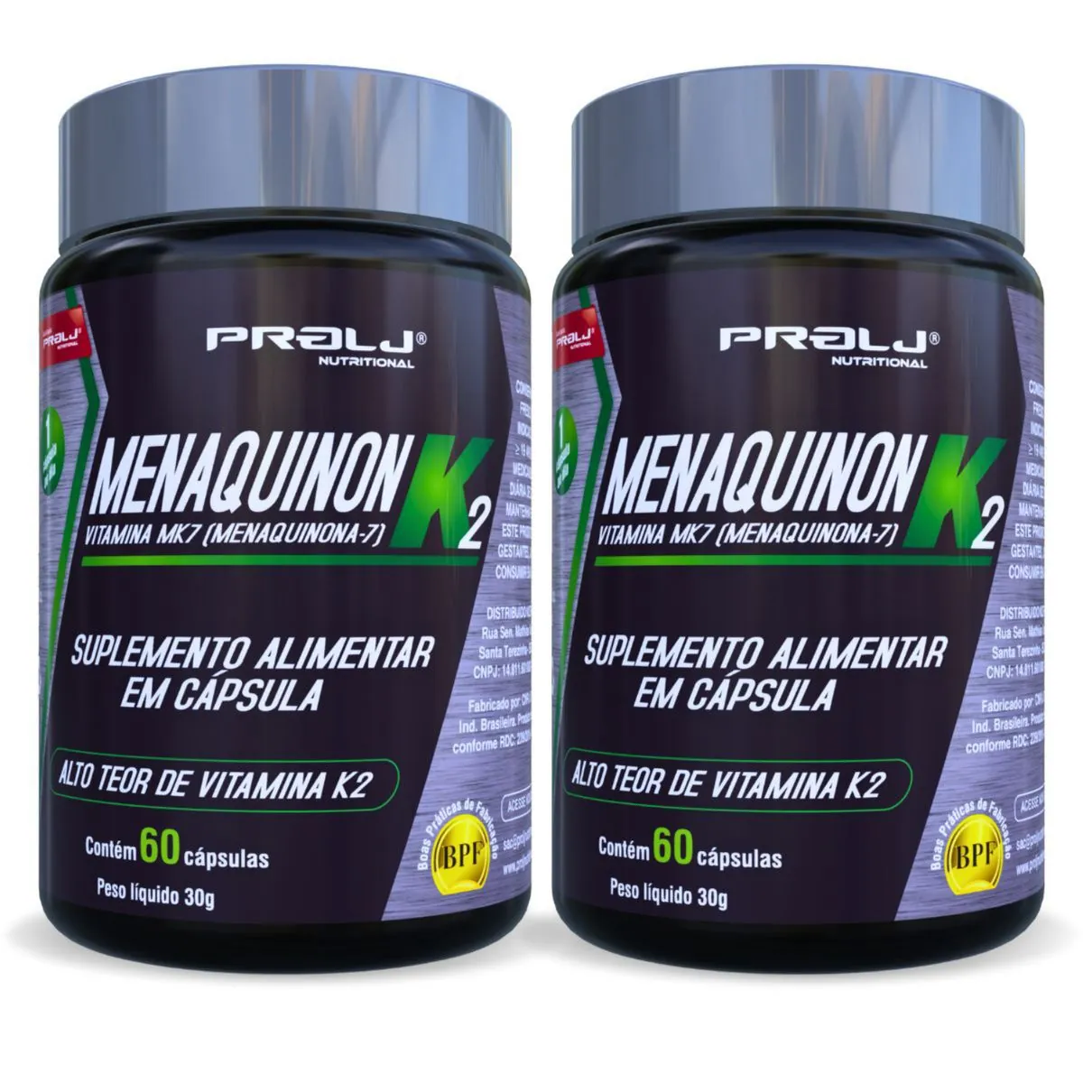 MENAQUINON K2 MK7 60 CÁPSULAS - KIT 2