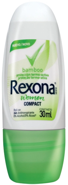 Desodorante Antitranspirante Roll On Rexona Women Bamboo 30ml