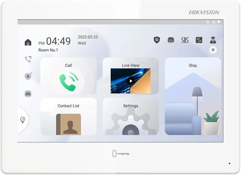 Monitor Video Porteiro Hikvision Ds-kh9310-wte1 7pol Android