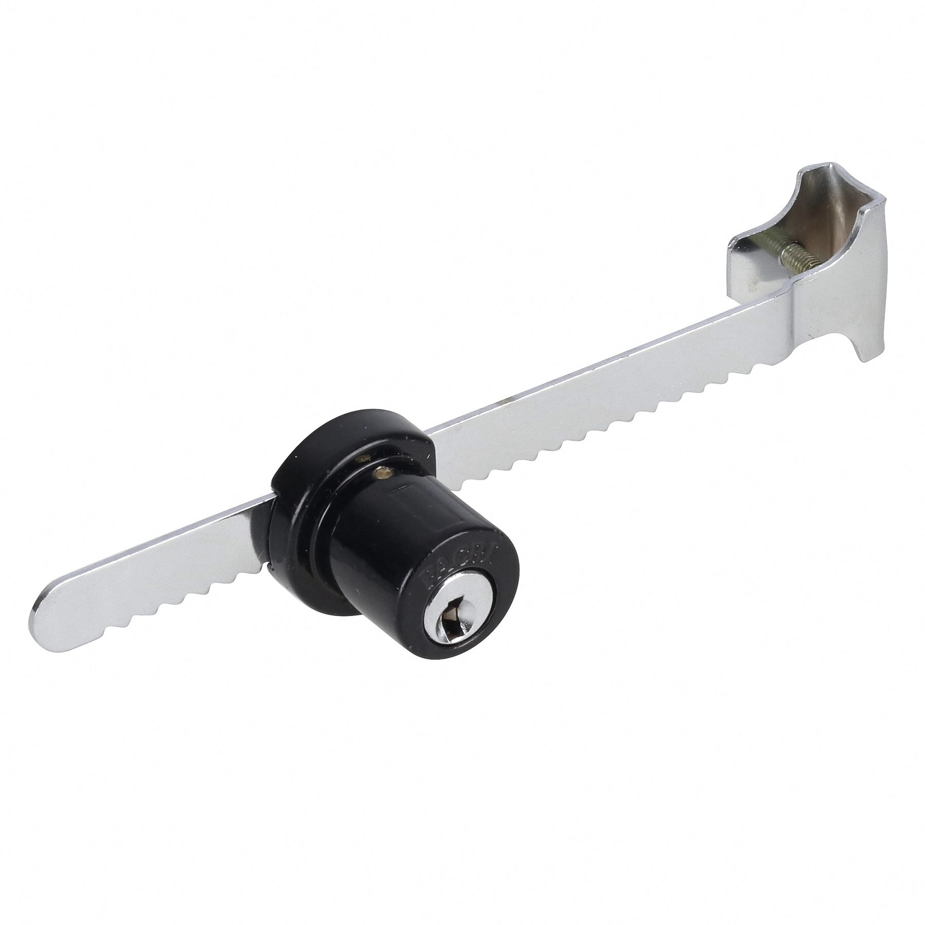 Fechadura Cilindro para Vitrine de Vidro Zamac 140mm Preto 1 peça