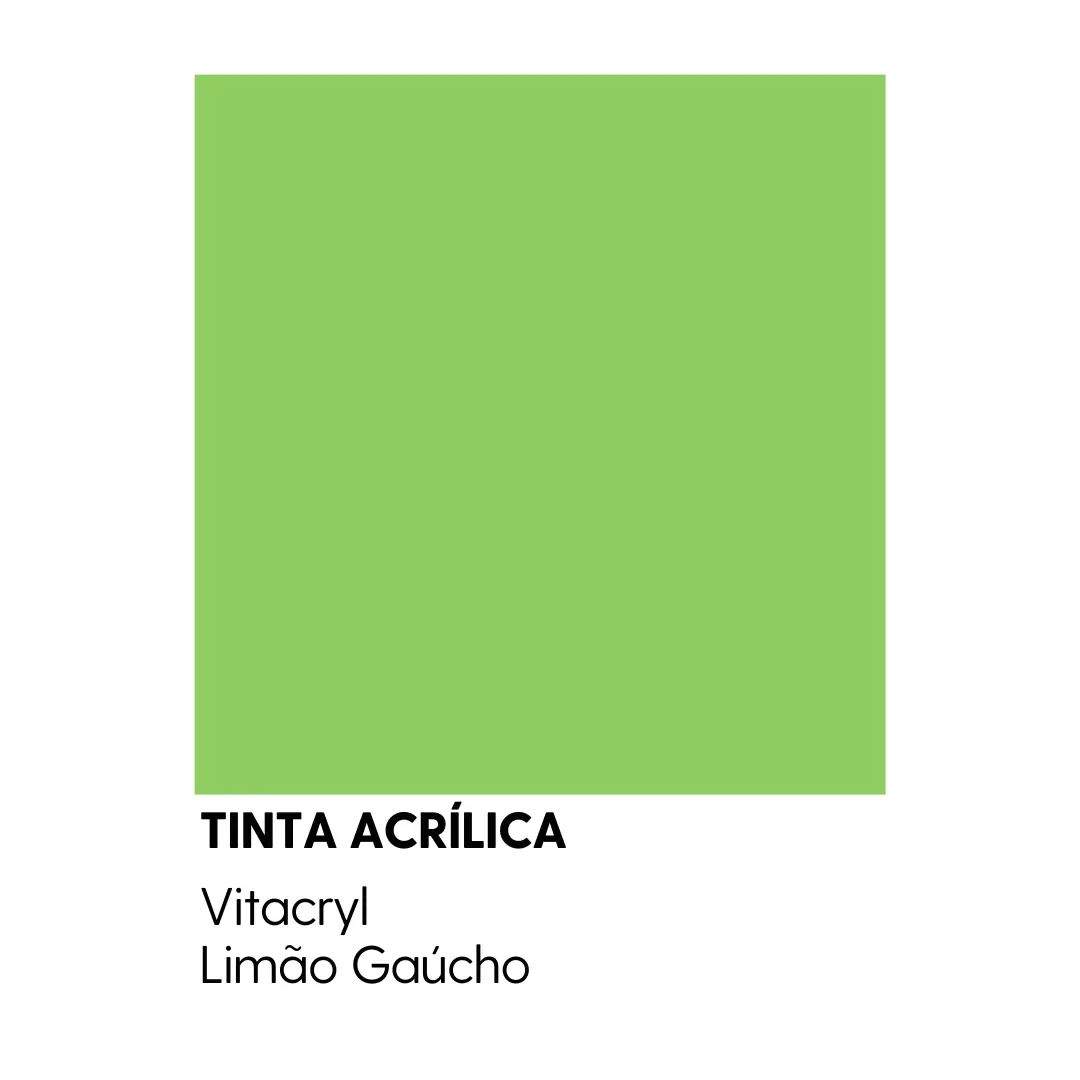 Tinta Emborrachada Acetinada Verdes - Limão Gaúcho - 3 6 Lts