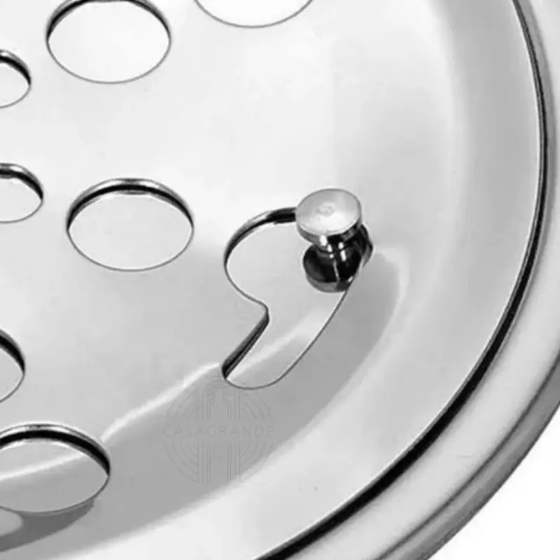 Ralo Inox Redondo 15cm Abre E Fecha: Proteção E Elegância Duradoura!