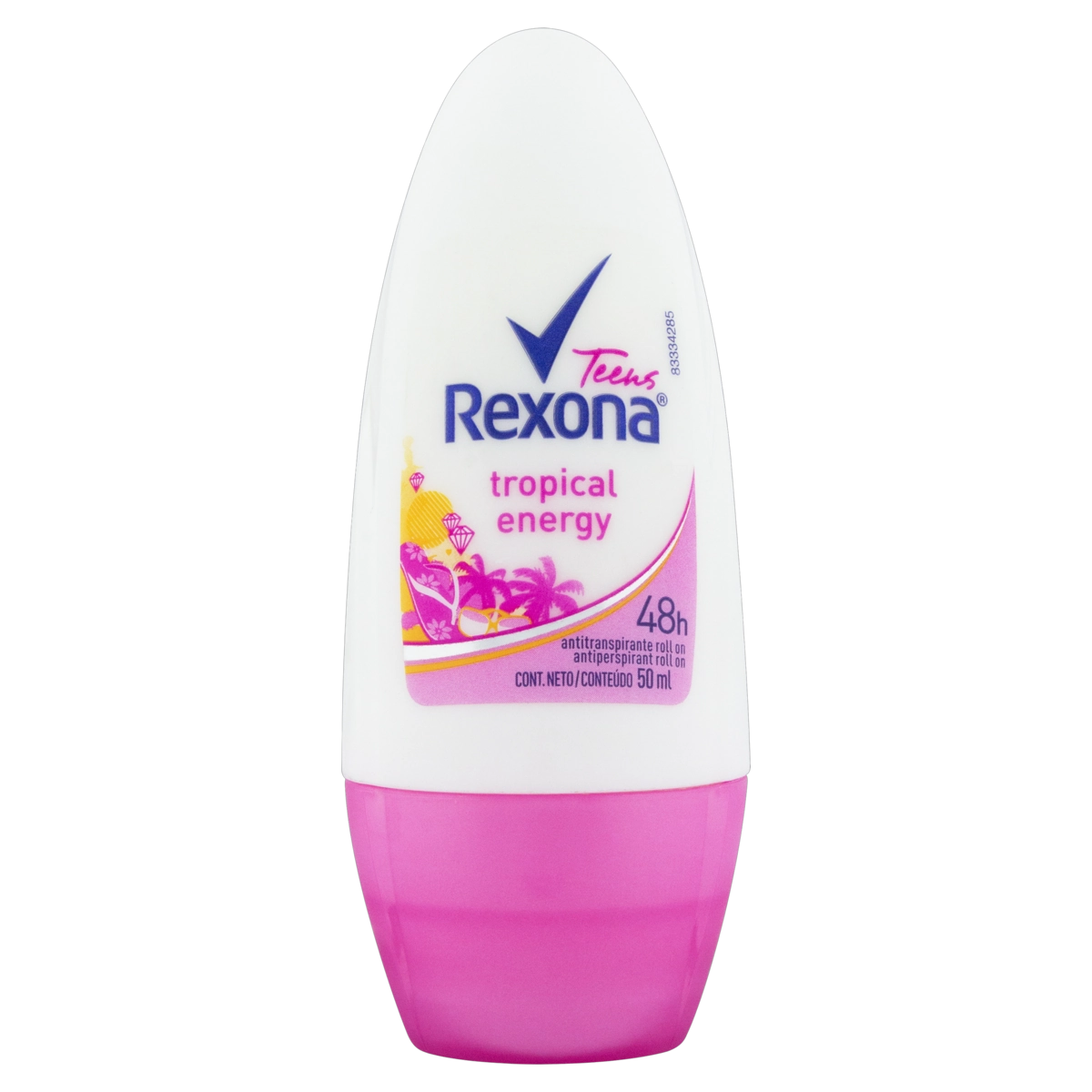 Antitranspirante Roll On Tropical Energy Rexona Teens 50ml