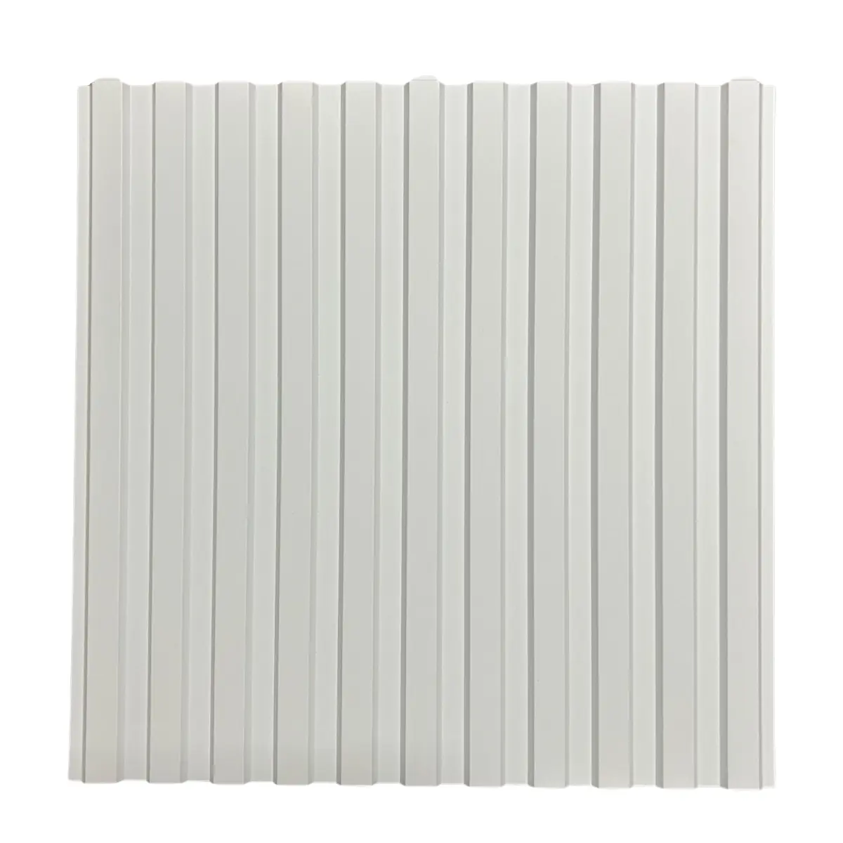 Kit 16 Placas Painel Ripado Parede Revestimento Forro Fachada Interno Texturizada 50cmx50cm 3d Pvc