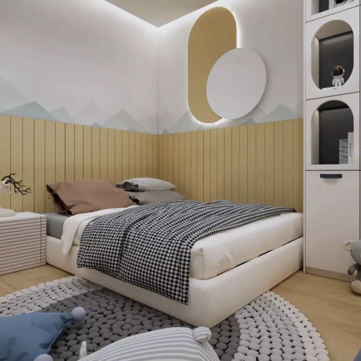 Kit 22 Ripas Mdf Rustico Lambri Madeira Shiplap 5cm Parede Ambiente Flexivel Revestimento 3d