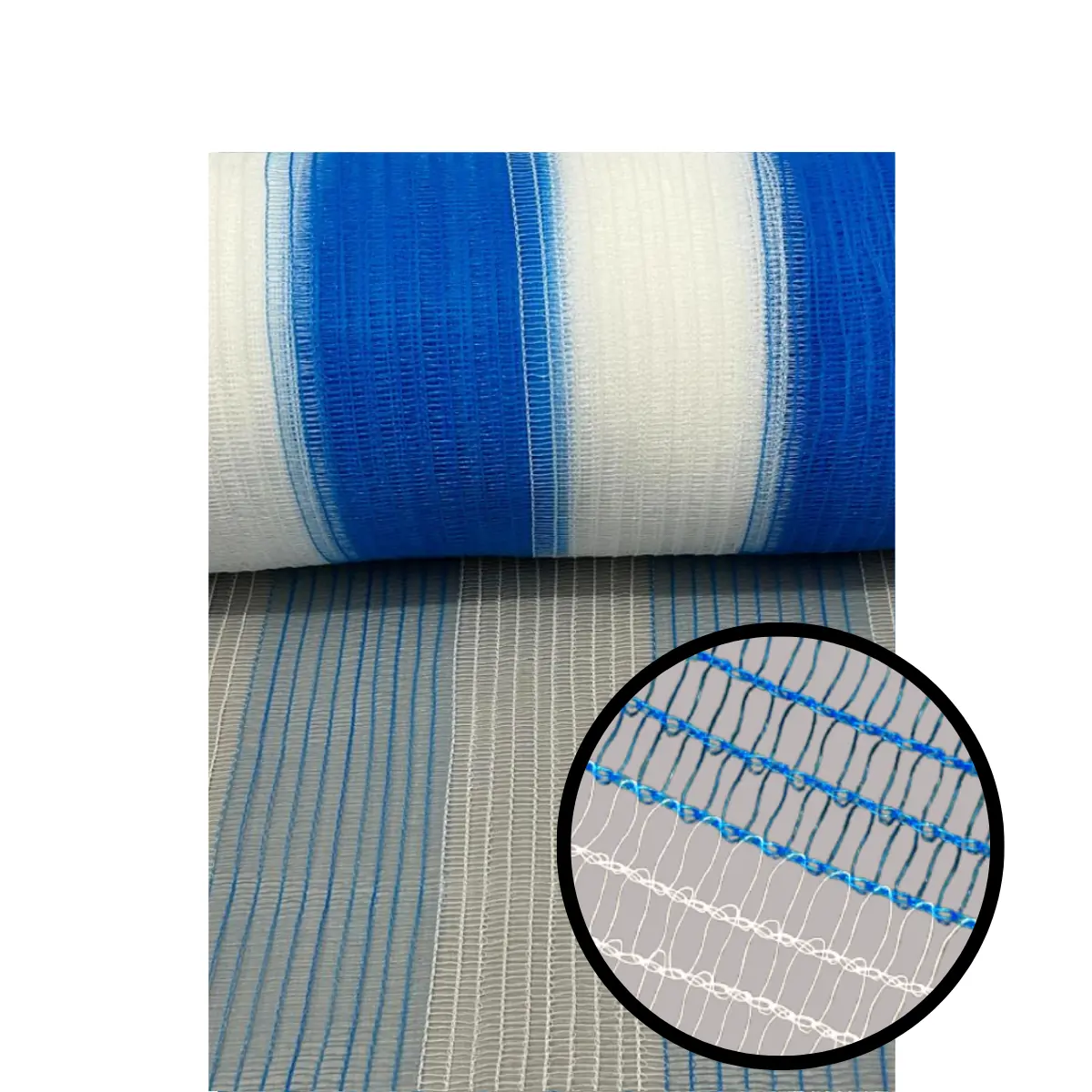 Kit 5 Tapumes de Sinalização Azul - 1,20x50 - 60m²