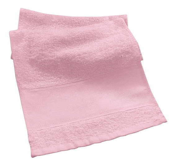 Toalha Mao Lavabo Valletex Rosa Bebe 1un