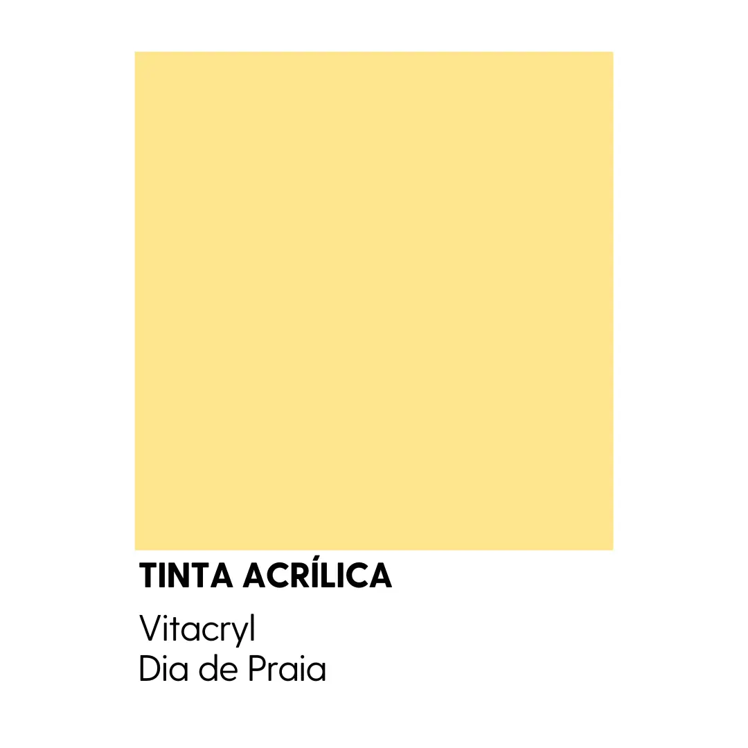 Tinta Emborrachada Acetinada Amarelos - Dia De Praia - 3 6 Lts