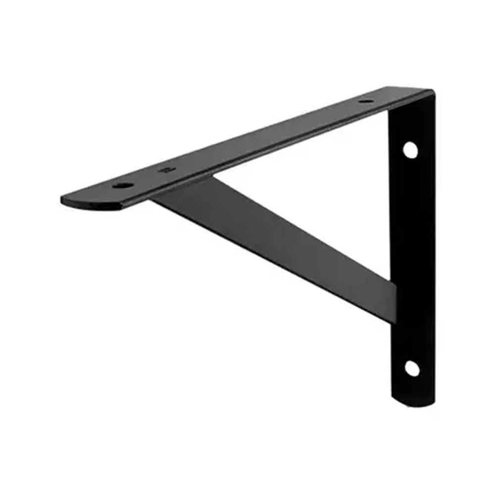 Suporte P/ Prateleira Mão Francesa Aço 23cm Preto Fertak