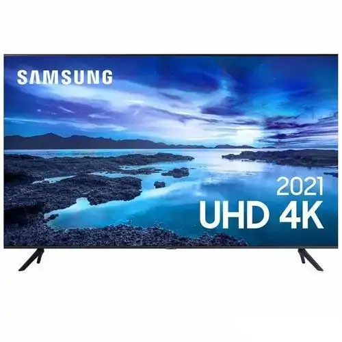 Samsung Smart TV UHD 4K 55 com Processador Crystal 4K, Controle Único, Alexa Built in e Wi-Fi - 55