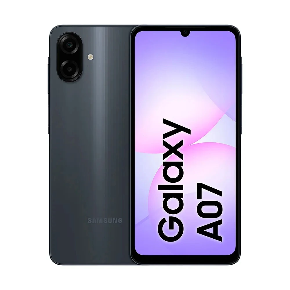 Smartphone Samsung Galaxy A07 Sma075mzkrzto 128gb Dual Chip Android 15 Tela 6,7 Preto