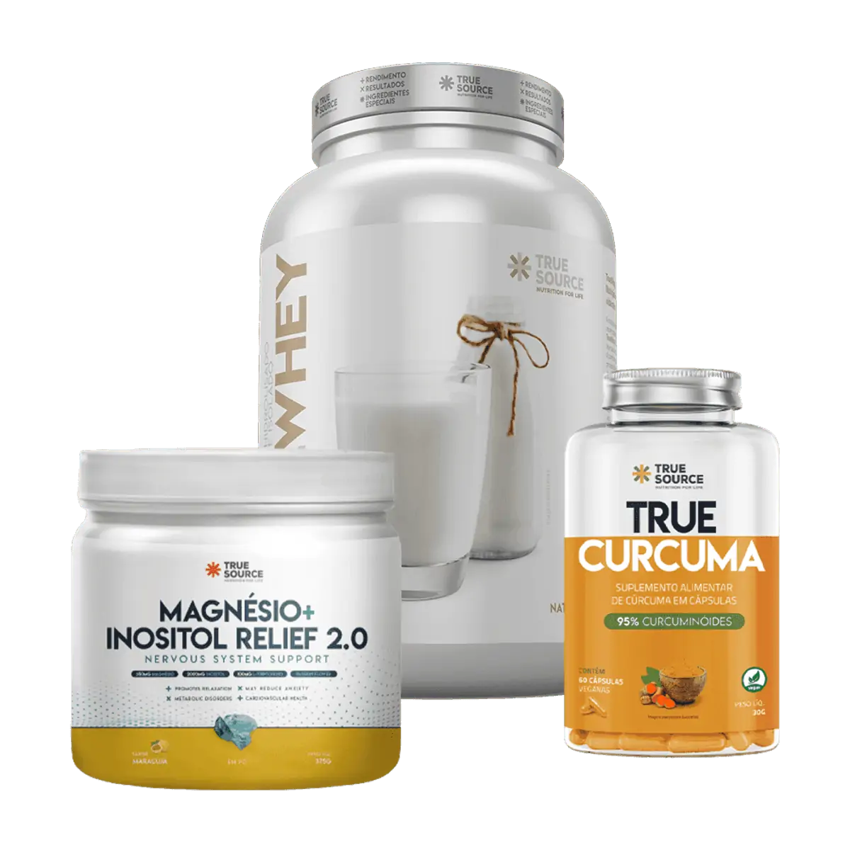 Combo Vida Saudável 1 True Whey Natural