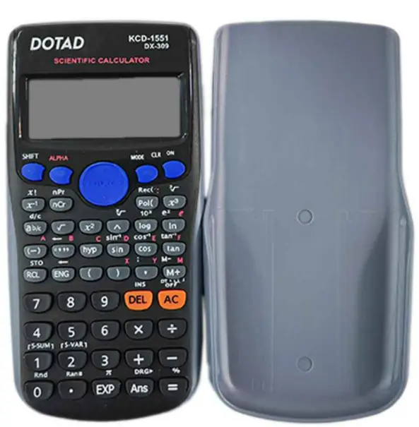 Calculadora Cientifica 1.65cm Preto Kcd1551 Bella Azul