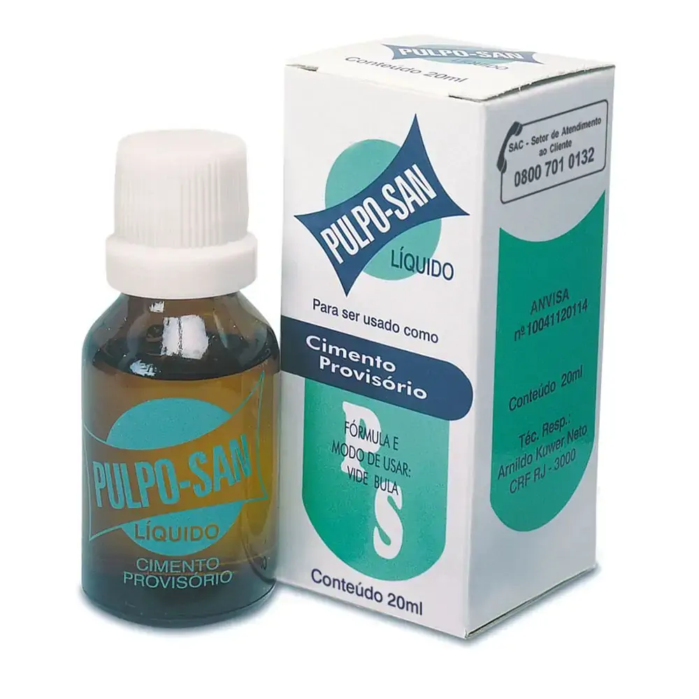 Cimento Provisório Pulpo-San Líquido - SS White - 25.0585