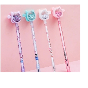 Caneta Glitter Gato Ref.c41875