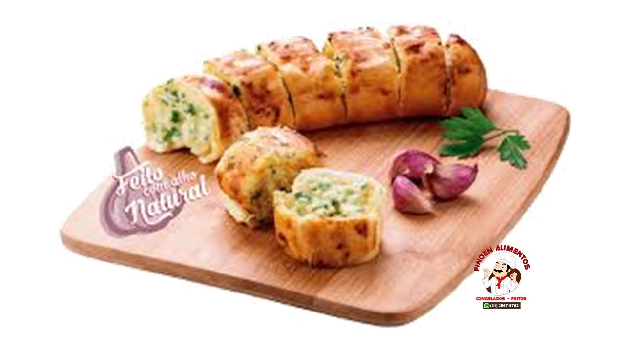 Pão De Alho Poró Com Queijo