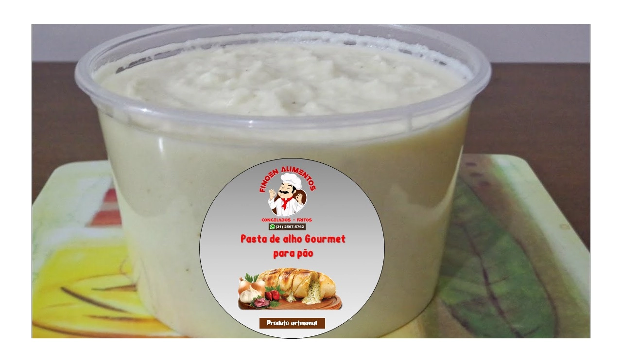 Pasta De Alho Gourmet Para Pão