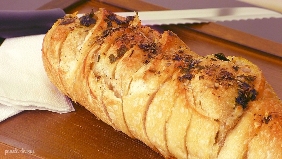 Pão De Alho Gourmet Provolone E Bacon